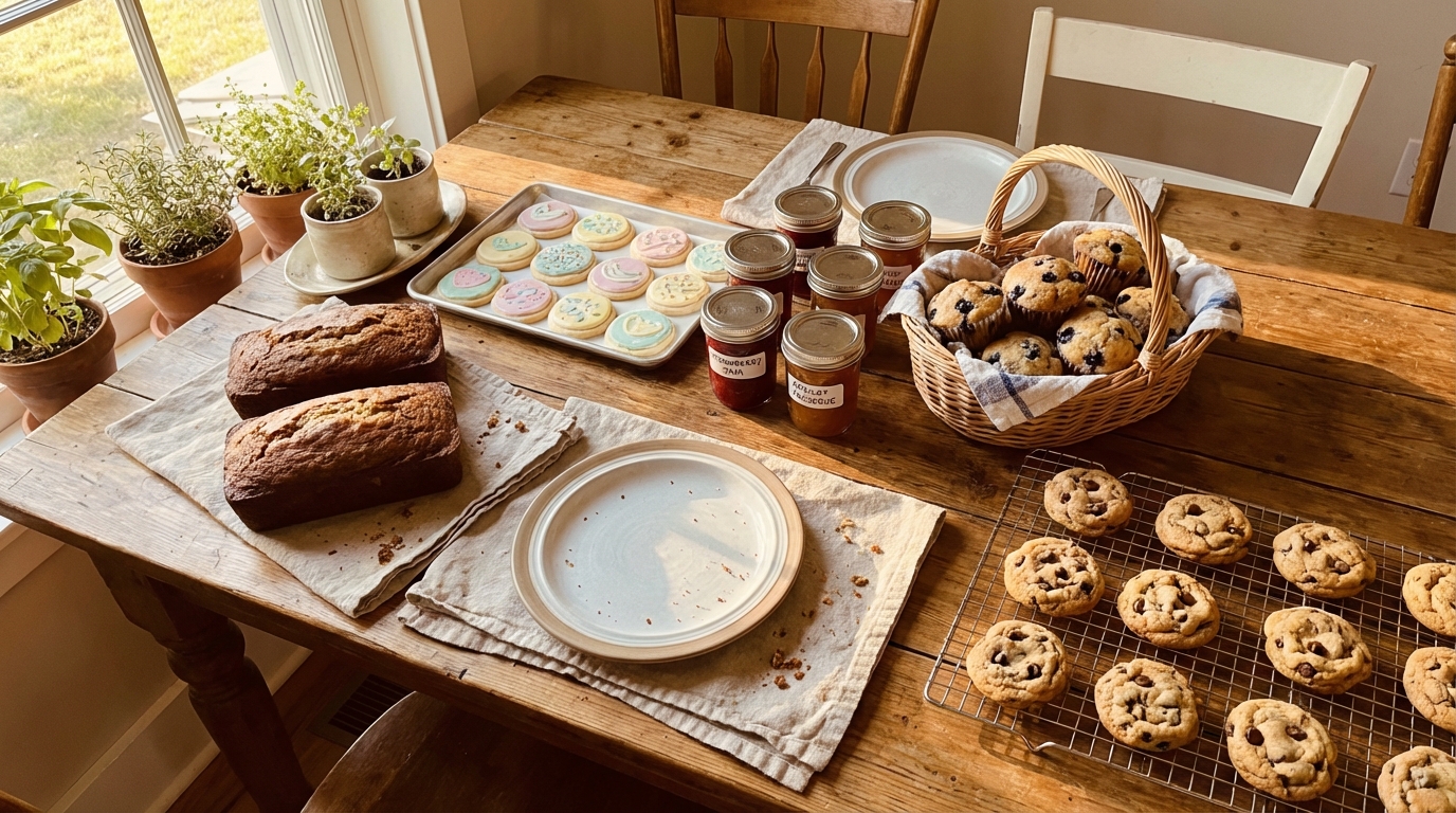 Homemade baked goods and cottage food products